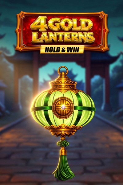 4 Gold Lanterns Hold & Win - Betrepublic